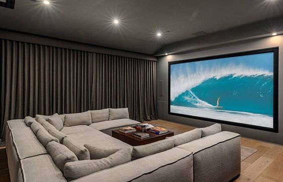 Basement home theater